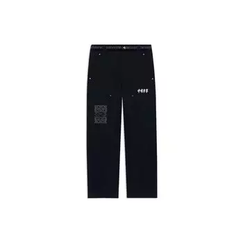 Li Ning Vital Essential прямые повседневные брюки мужские низ черный AKXSB55-3 L