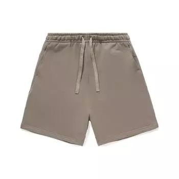 Li Ning Vital Series однотонные прямые свободные повседневные шорты мужские шорты грибно-коричневые AKSU163-3 M