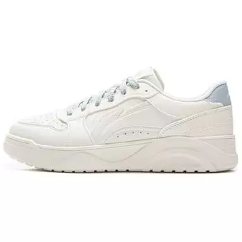 Li Ning Vitality Классические Модные Универсальные Молодежные Белые Кроссовки Женские Кроссовки Синие AGCV180-6 37