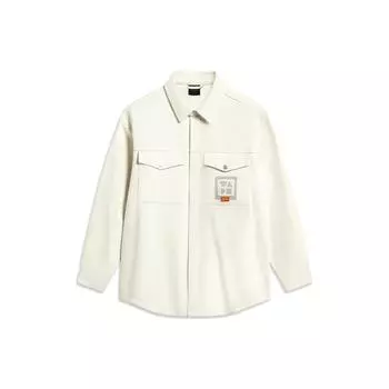 Li-Ning Вязаная повседневная куртка Wade Series с буквенным принтом Мужские куртки Off-White AFDT695-4 XL