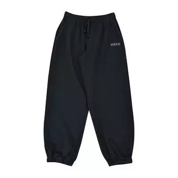 Li Ning Вязаные спортивные брюки прямого кроя, модные и универсальные мужские брюки, черные AKLVC03-1 XL