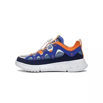 Li Ning Wade 2.3 Youth Summer Edition Удобные универсальные амортизирующие прочные низкие повседневные туфли Детские кроссовки Синие YKCR064-41 36