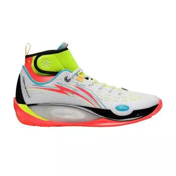 Li-Ning Wade 808 2 Ultra V2 Energy Мужские кроссовки Белый Неоново-Зеленый Красный ABAT007-4 42