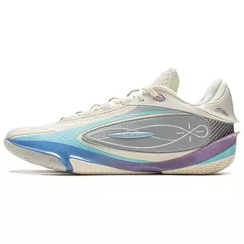 Li Ning Wade 808 5 Ultra Сладкая вата Мужские баскетбольные кроссовки Бежевый ABAV015-4 39