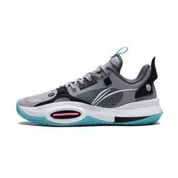 Li-Ning Wade All City 10 V2 Kids Team No Sleep Детские кроссовки Серый Rock-Grey Shadow-Grey ABPS009-2 38