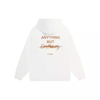 Li-Ning Мужская толстовка с капюшоном Wade Basketball Series с принтом букв, белая AWDSC65-8 L