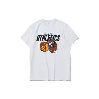 Li-Ning Wade Basketball Series Свободная футболка с короткими рукавами, мужские топы, белые AHSQ509-4