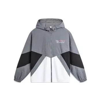 Li-Ning Серия Wade Анти-УФ-эффективная антибактериальная освежающая комфортная спортивная с капюшоном повседневная солнцезащитная одежда UPF55 + Мужская верхняя одежда AFDU399-1 M