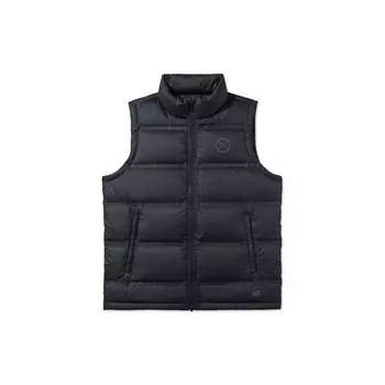 Li-Ning Wade Series Casual Sports Stand-Up воротник-стойка жилет пуховик мужской верхняя одежда черный AMRQ007-1 S