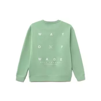 Li Ning Wade Series флисовая подкладка светоотражающая спортивная толстовка мужская толстовка базилик-зеленый AWDR791-6 M