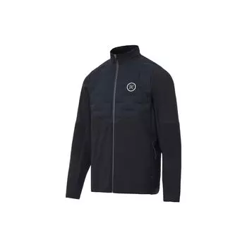 Li-Ning Wade Series Hot Pot Пуховик с воротником-стойкой и облегающие мужские куртки черного цвета AYMT159-1 M