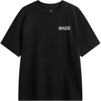 Li-Ning Wade Series Letter Loose Straight Short Sleeve T-Shirt Men Tops Black AHSUE11-1 XL