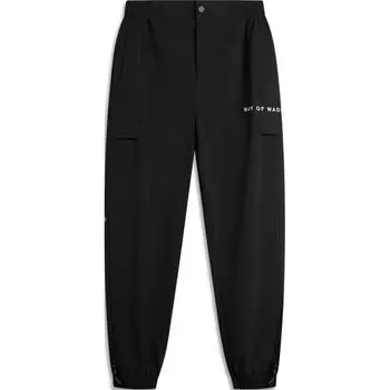 Li-Ning Wade Series Letter Mid-Waist Comfortable Breathable Versatile Cuffed Casual Pants Men bottoms Black AKXU081-1 M
