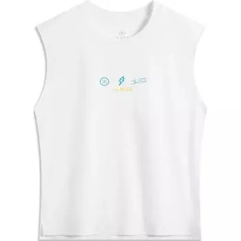 Li Ning Wade Series Letter Round Neck Удобный дышащий спортивный жилет для мужчин, стандартные белые жилеты AVSU053-2 S