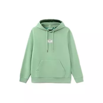 Li-Ning Wade Series Plus бархатный светоотражающий пуловер, зимняя толстовка, мужская толстовка, зеленая, AWDR795-3 XL