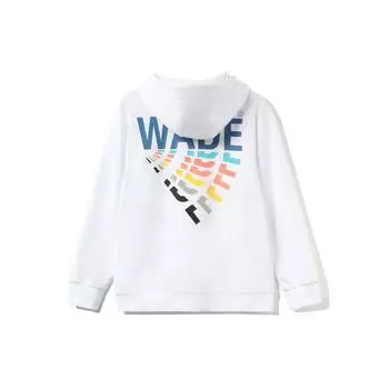 Li Ning Wade Series Повседневный пуловер с длинным рукавом Трикотажная толстовка мужская толстовка белая AWDR433-5 M