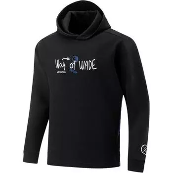 Li-Ning Wade Series Printed Loose Hoodie Unisex Hoodies Black AWDU007-1 M
