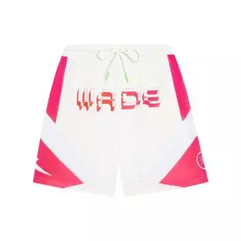 Li-Ning Wade Series, спортивные повседневные шорты с контрастным 3D буквенным принтом, мужские брюки белого цвета AAPS137-1 L