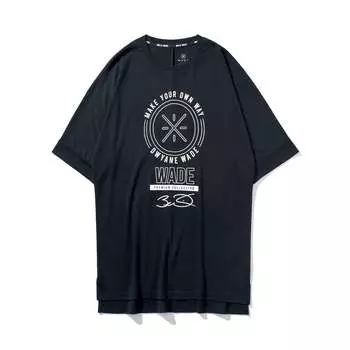 Li Ning Wade Series Sports Casual Comfortable Loose Short Sleeve T Shirt Men Tops Black AHSP113-1 S
