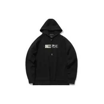 Li-Ning Wade Series Sports Casual Printed Hoodie Men Hoodies Black AWDR037-1 M