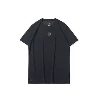 Li-Ning Wade Series Sports Training Quick-Dry Breathable Crew Neck T-Shirt Men Tops Basic-Black AHSQ361-1 S