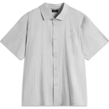 Li-Ning Wade Series Striped Button-Down Polo Shirt Men shirts Mist-Gray ASHU399-3 L