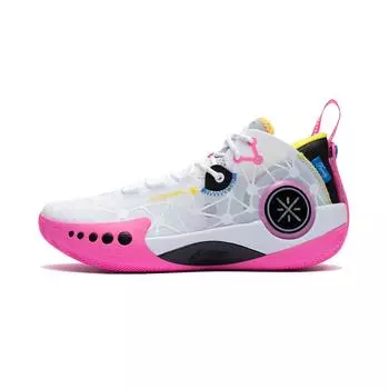 Li-Ning Wade Shadow 3 On Court Белые розовые мужские кроссовки ABPT065-3 42