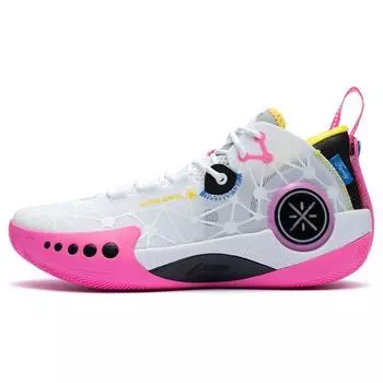 Li-Ning Wade Shadow 3 On Court Бело-Розовые мужские кроссовки ABPR049-4 39