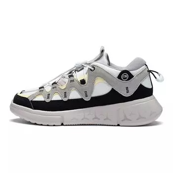 Li Ning Wade Wisdom Удобная универсальная детская повседневная обувь Детская повседневная обувь цвета слоновой кости, черного, серо-зеленого YKCS228-51 31