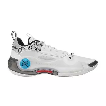 Li-Ning Way of Wade 10 Low Black Flash Men Sneakers White Grey ABAS083-18 42