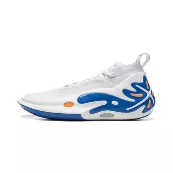Li-Ning Way Of Wade 11 Draft Day Men Sneakers White Blue Orange ABAU049-26 42