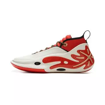 Li-Ning Way Of Wade 11 Overtown Men Sneakers White Red Black ABAU049-9 44
