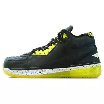 Li-Ning Way of Wade 2 All Star Черные мужские кроссовки Желто-белые ABAH017-10