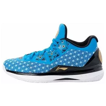 Li-Ning Way of Wade 4 Мужские кроссовки на китайский Новый год синие, черные, белые, ABAL037-27
