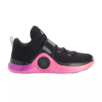 Li-Ning Way of Wade 6 Sunrise Мужские кроссовки черные флуоресцентно-пурпурные ABAM089-76
