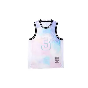 Li-Ning Баскетбольная майка Way Of Wade 8 Cotton Candy Theme для мужчин, топы, градиент AAYQ365-2 L