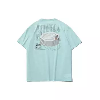 Li-Ning Way Of Wade Tactical свободная футболка мужская топы озеро-серо-голубой AHSR121-3 XL