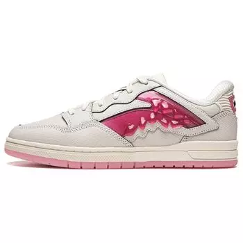 Li Ning We I Pro Sicecream удобные универсальные амортизирующие износостойкие низкие кроссовки для скейтбординга унисекс кроссовки для скейтбординга бело-розовые AECU043-4 37
