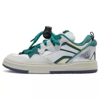 Li Ning We I Swag удобные мягкие эластичные нескользящие износостойкие низкие кроссовки Gourd Lock с низким верхом для скейтбординга мужские кроссовки Duck-Green AECT053-1 41