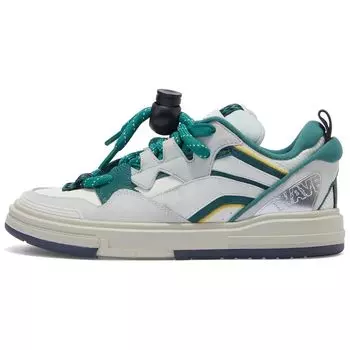 Li Ning We I Swag Удобные Мягкие Эластичные Нескользящие Износостойкие Низкие Кроссовки Gourd Lock Низкие Кроссовки для скейтбординга Женские Кроссовки Duck-Green AECT054-1 36