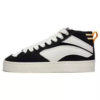 Li Ning We Wo 180 VNTG удобные универсальные легкие повседневные нескользящие кроссовки для скейтбординга среднего размера мужские кроссовки черные коричневые белые AECT051-4 43