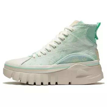 Li Ning We Wo Boot High-Top Trendy Sports Casual Shoes Women Sneakers Bright-Blue AZGS004-1 37