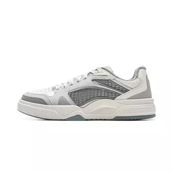 Li Ning We Wo Lite Classic универсальные нескользящие износостойкие низкие кроссовки для скейтбординга унисекс белые серые AGCV075-3 36