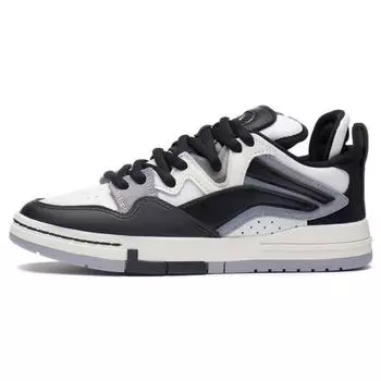 Li Ning We Wo Pro Panda модные повседневные нескользящие прочные легкие низкие кроссовки для скейтбординга мужские черные белые AECS063-1 43