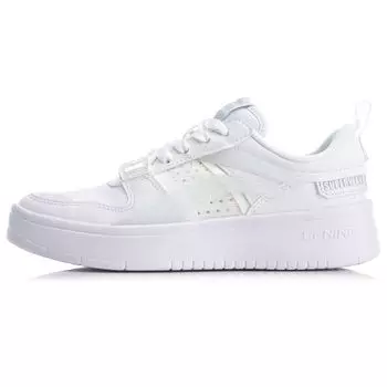 Li Ning We Wo Superwave Lite кожаные противоскользящие прочные легкие дышащие низкие кроссовки для скейтбординга женские кроссовки белые AGCQ082-1 35