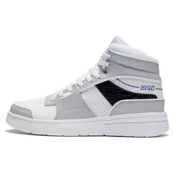 Li Ning We Wo удобные повседневные нескользящие износостойкие легкие высокие скейт-кеды мужские скейт-кеды серые черные ABCS097-1 42