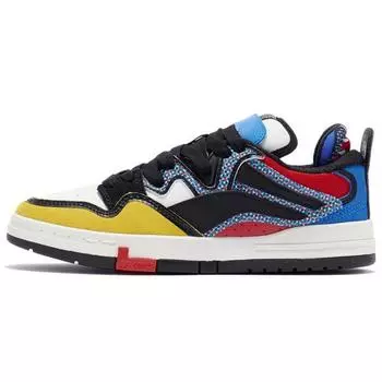 Li Ning We Wu Pro нескользящие износостойкие легкие низкие кроссовки для скейтбординга женские кроссовки для скейтбординга черные красные желтые AECR044-3 35