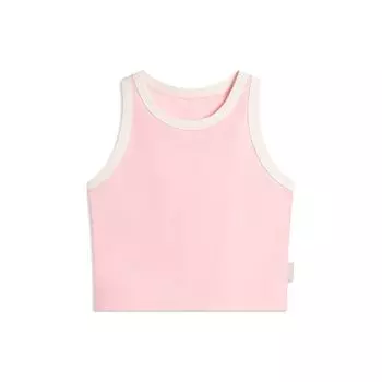 Li-Ning Weekend Youth Color Blocked Knitted Tank Top Women tops Light-Pink AVSU492-7 M