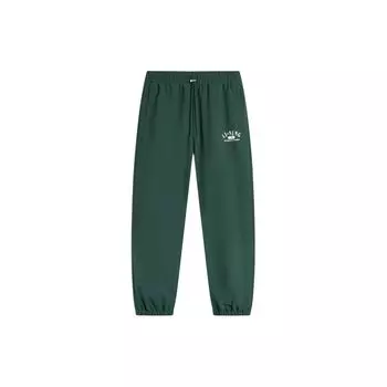Li-Ning Weekend Youth Solid Color Casual Elastic Drawstring Cuffed Knit Sports Pants Men Bottoms Vintage-Green AYKU609-4 M