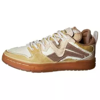 Li Ning Weiw Pro Hemp Fabric Leather Retro Удобные Универсальные Нескользящие Амортизирующие Износостойкие Низкие Кроссовки Для Скейтбординга Мужские Кроссовки AECS043-1 41